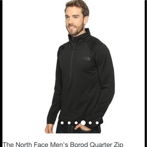 NORTHFACE Black Borod Quarter Zip Men’s Sweatshirt